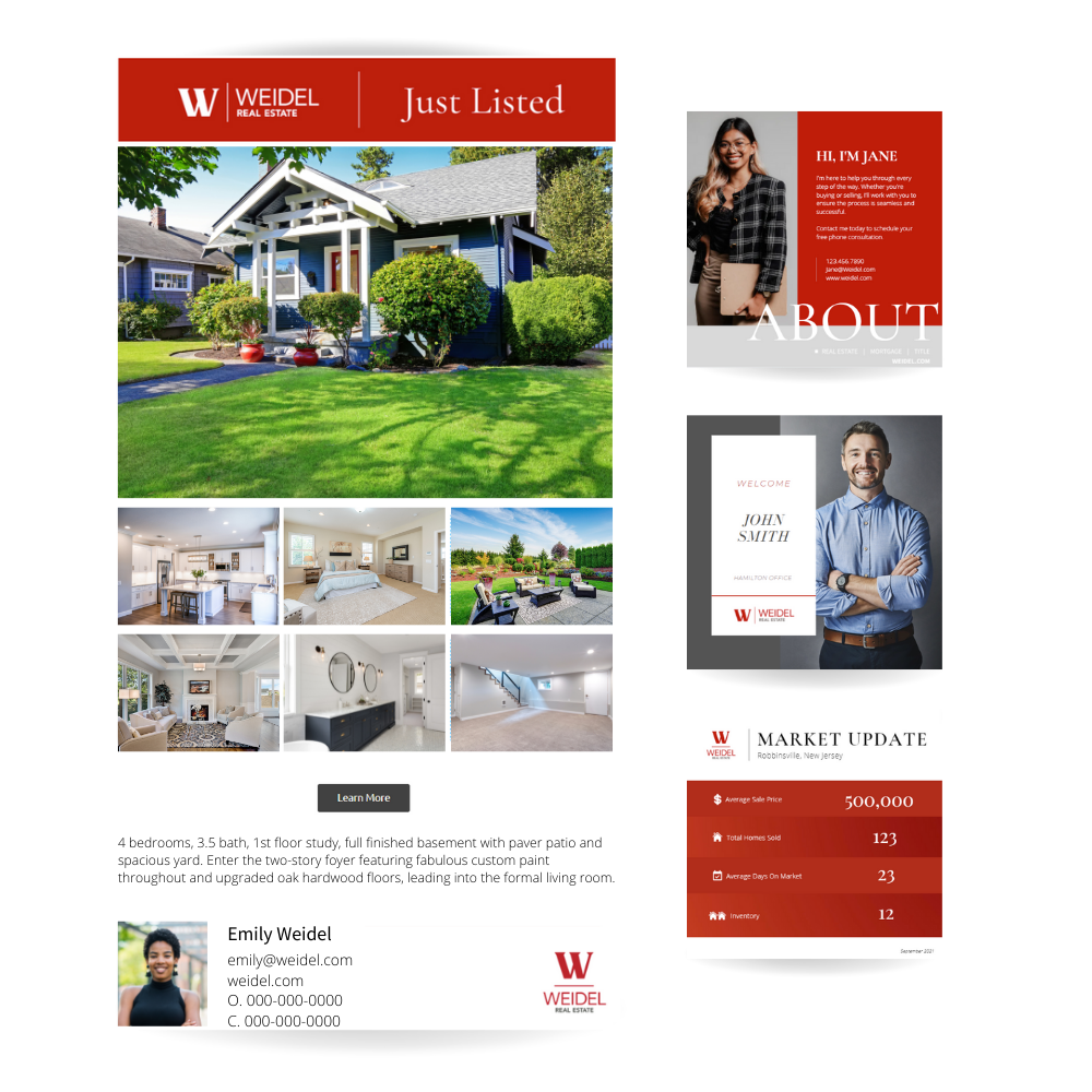 Real Estate agent material to help promote business